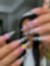Summer Island Style Tiger Print Floral Press On Nails - Wild Handmade Nails